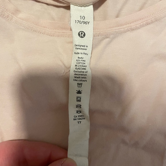 Lululemon Pink T-Shirt - Picture 3 of 3